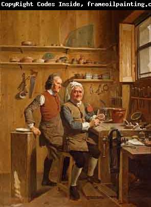 Johann Zoffany John Cuff and his assistant